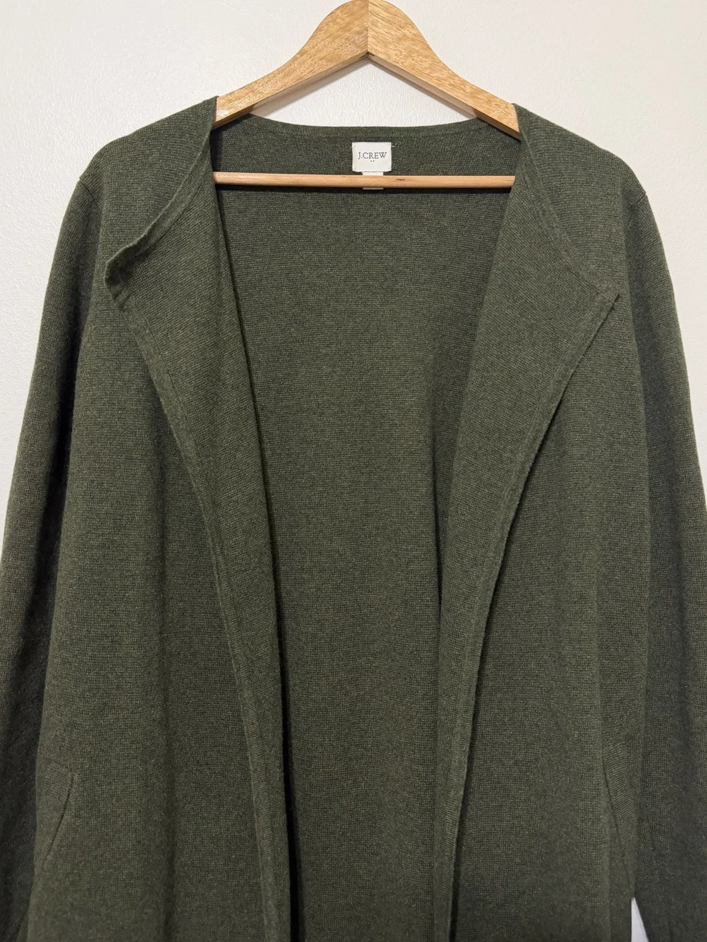 J. Crew Vanessa Collarless Sweater Cardigan Jacket Size Medium